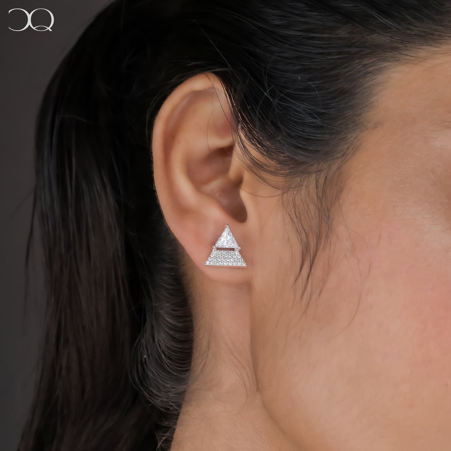 AURIC PRISM STUD EARRINGS
