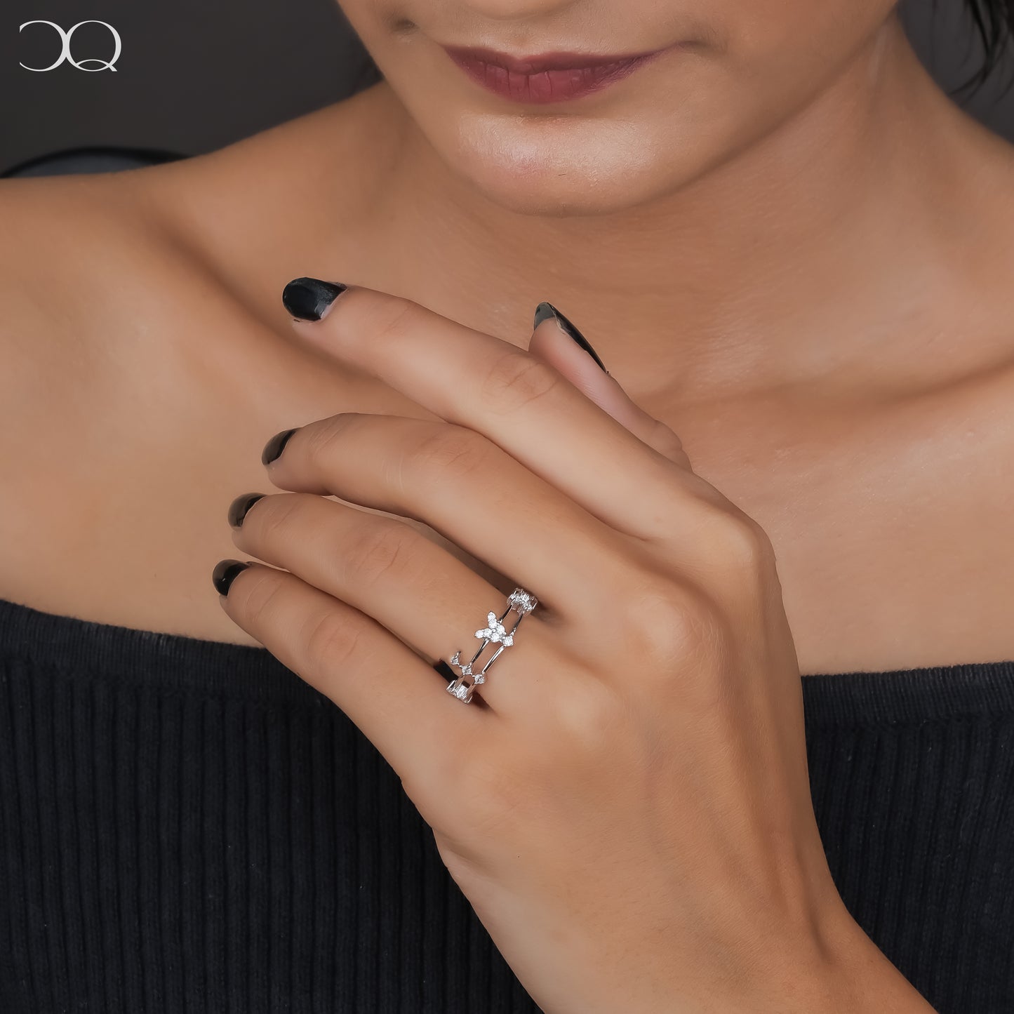 CELESTIA BLOOM ADJUSTABLE RING