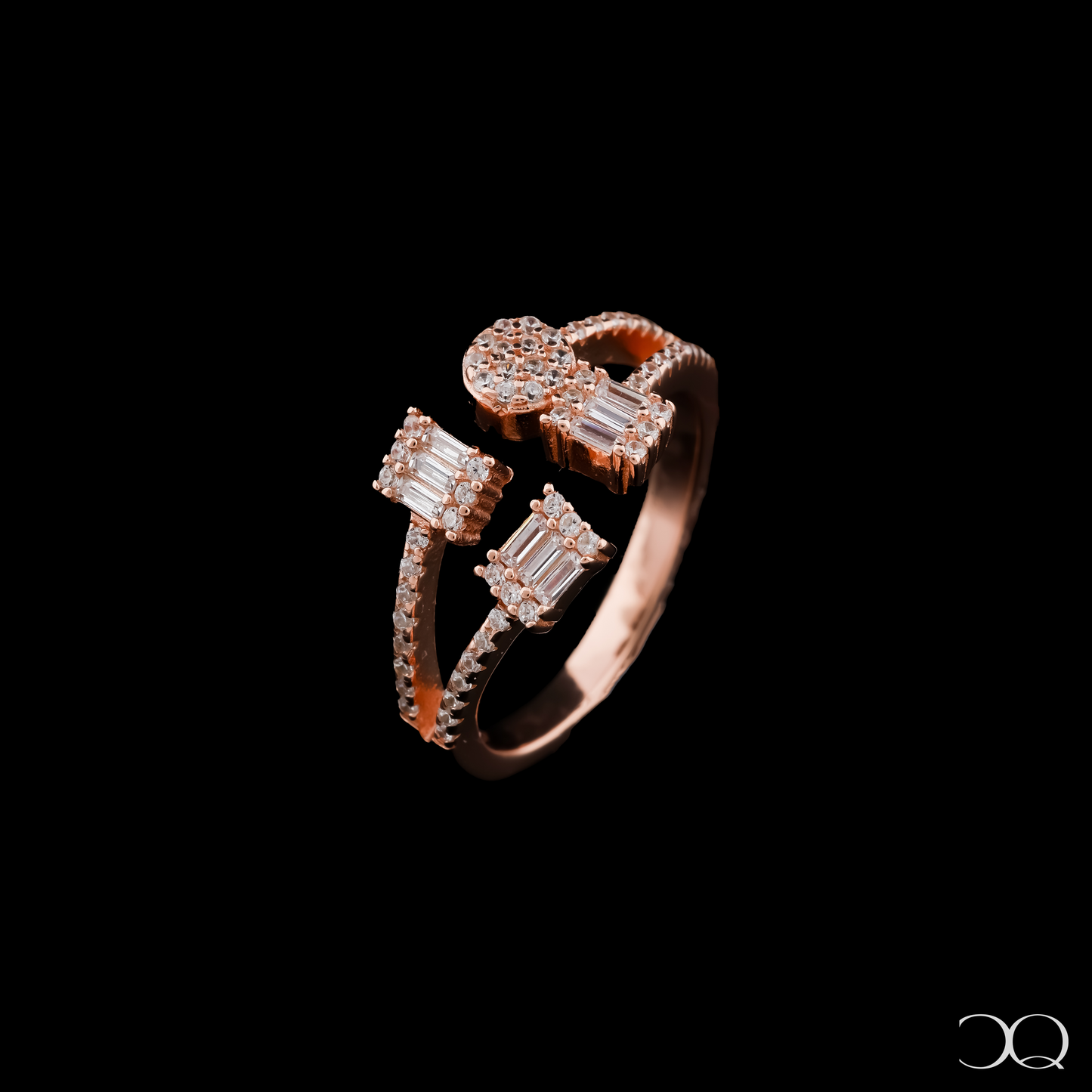 TRINITY SPARK ROSE RING