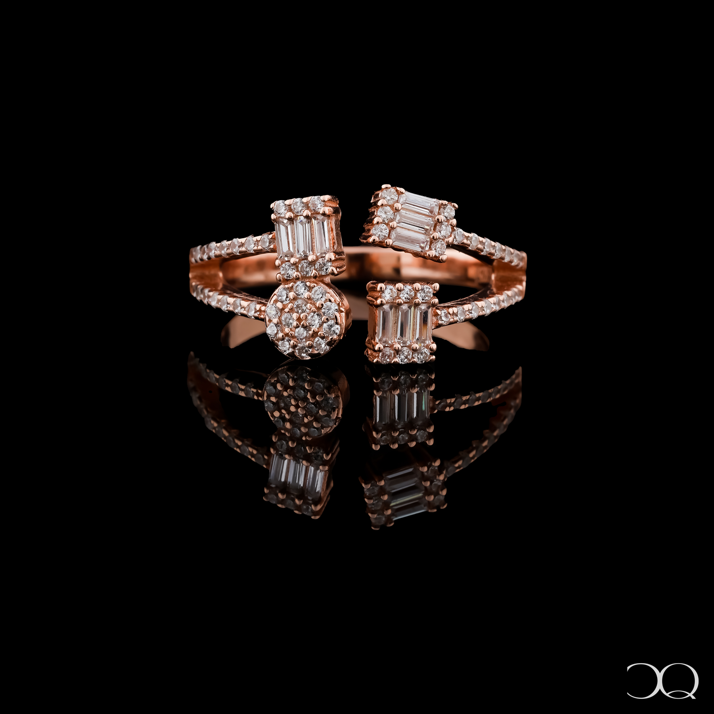 TRINITY SPARK ROSE RING