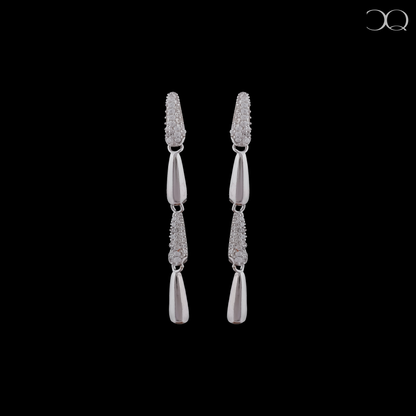 LUSTRA DUAL DROP EARRINGS