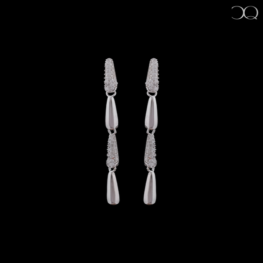 LUSTRA DUAL DROP EARRINGS