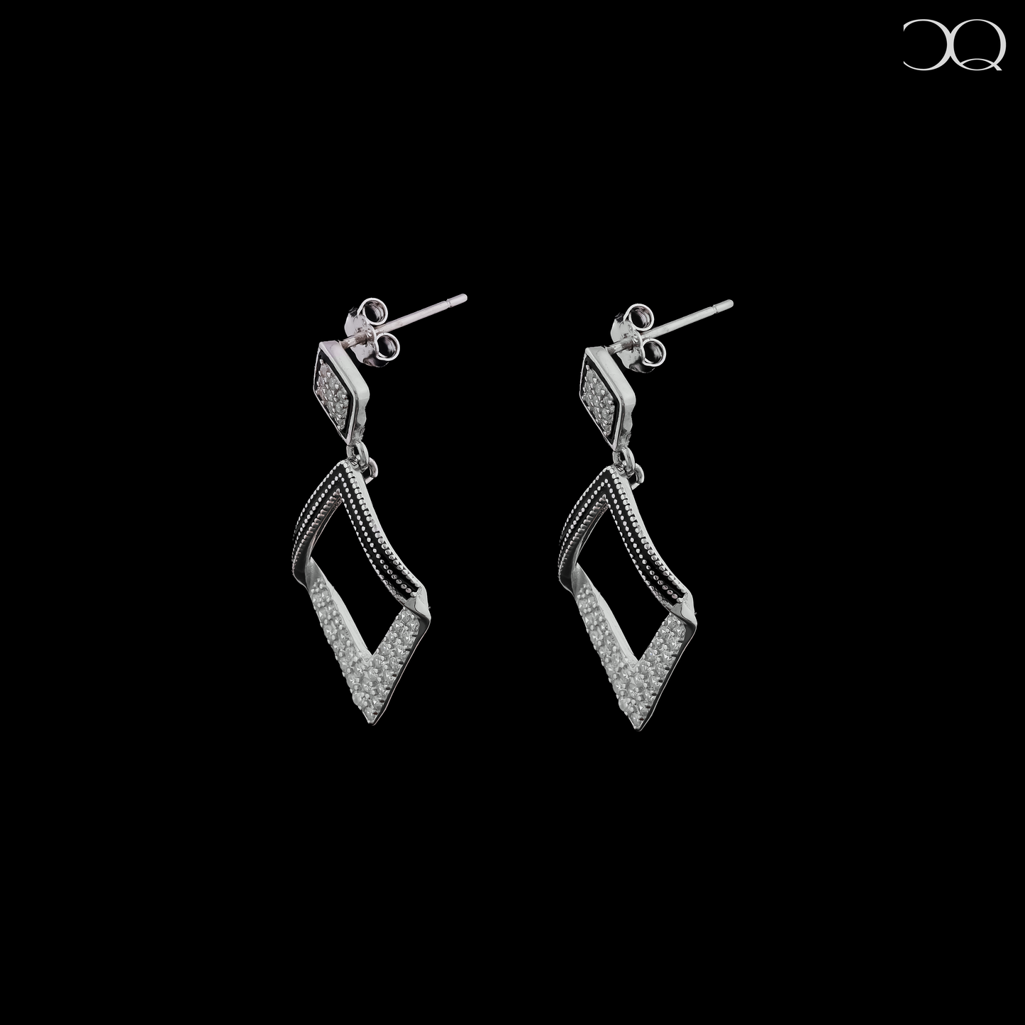 VETRA DIAMOND DROP EARRINGS