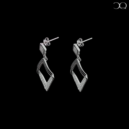 VETRA DIAMOND DROP EARRINGS