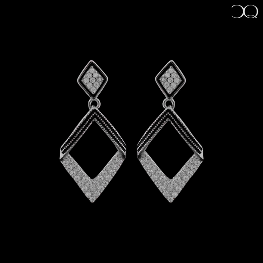VETRA DIAMOND DROP EARRINGS