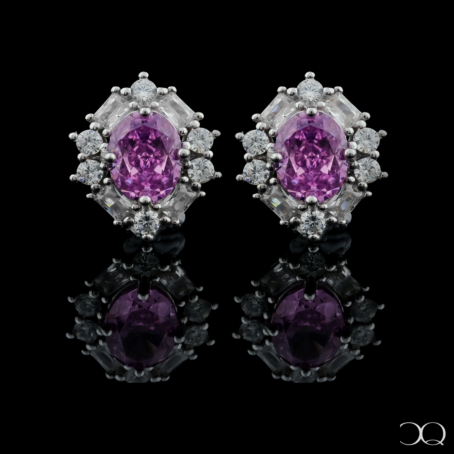 ROSETTA HALO STUD EARRINGS