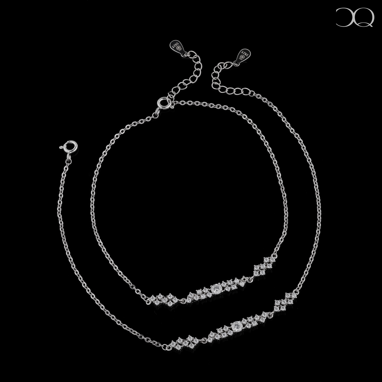 CELESTE SPARKLE ANKLET SET