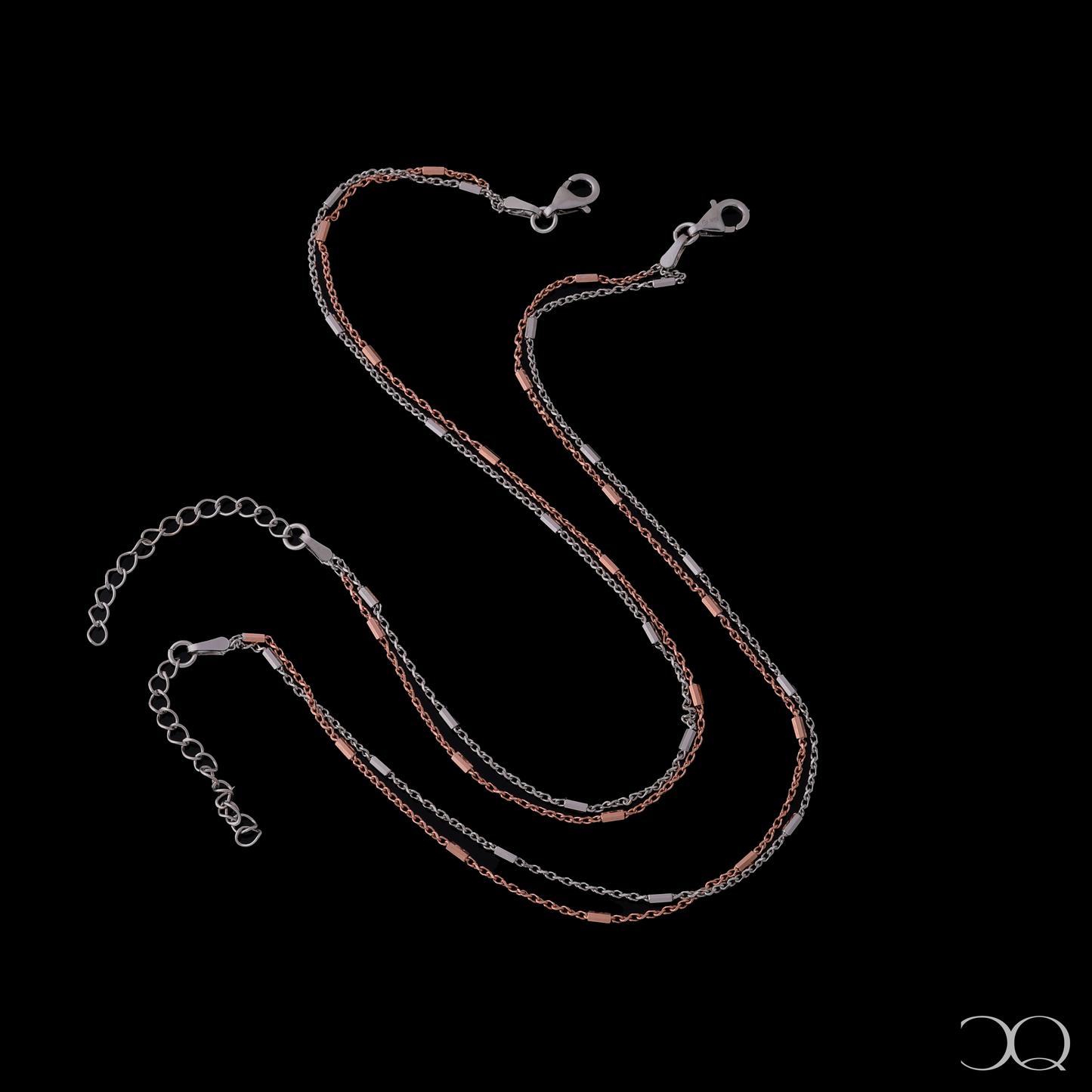 AURELIA DUAL-TONE ANKLET SET