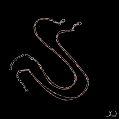 AURELIA DUAL-TONE ANKLET SET