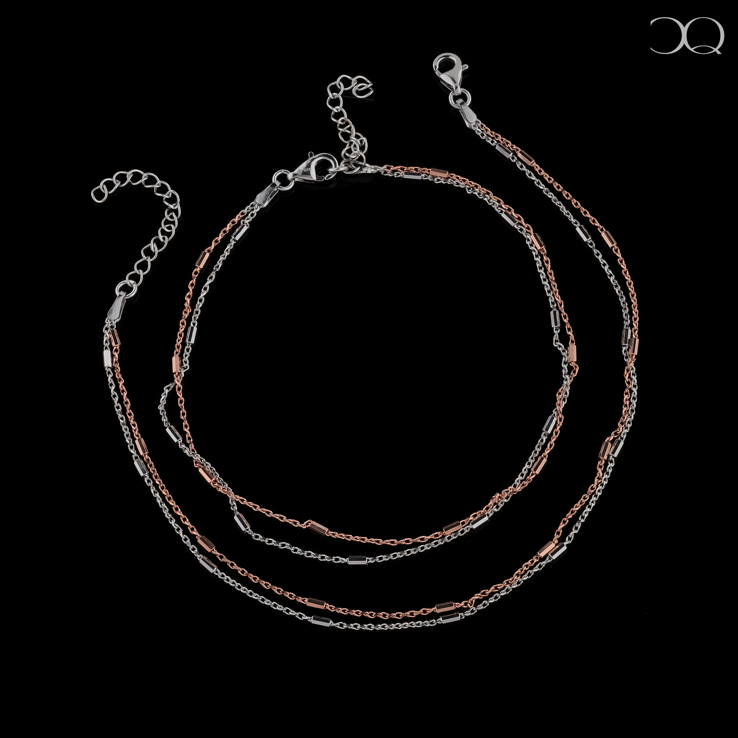 AURELIA DUAL-TONE ANKLET SET
