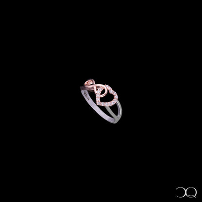 AMORA INFINITY HEART RING