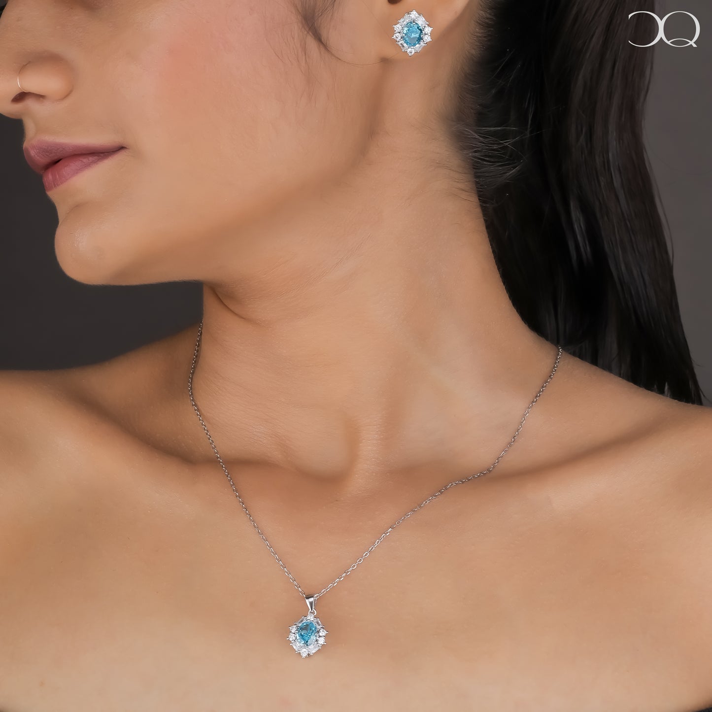 AZURE ELEGANCE PENDANT