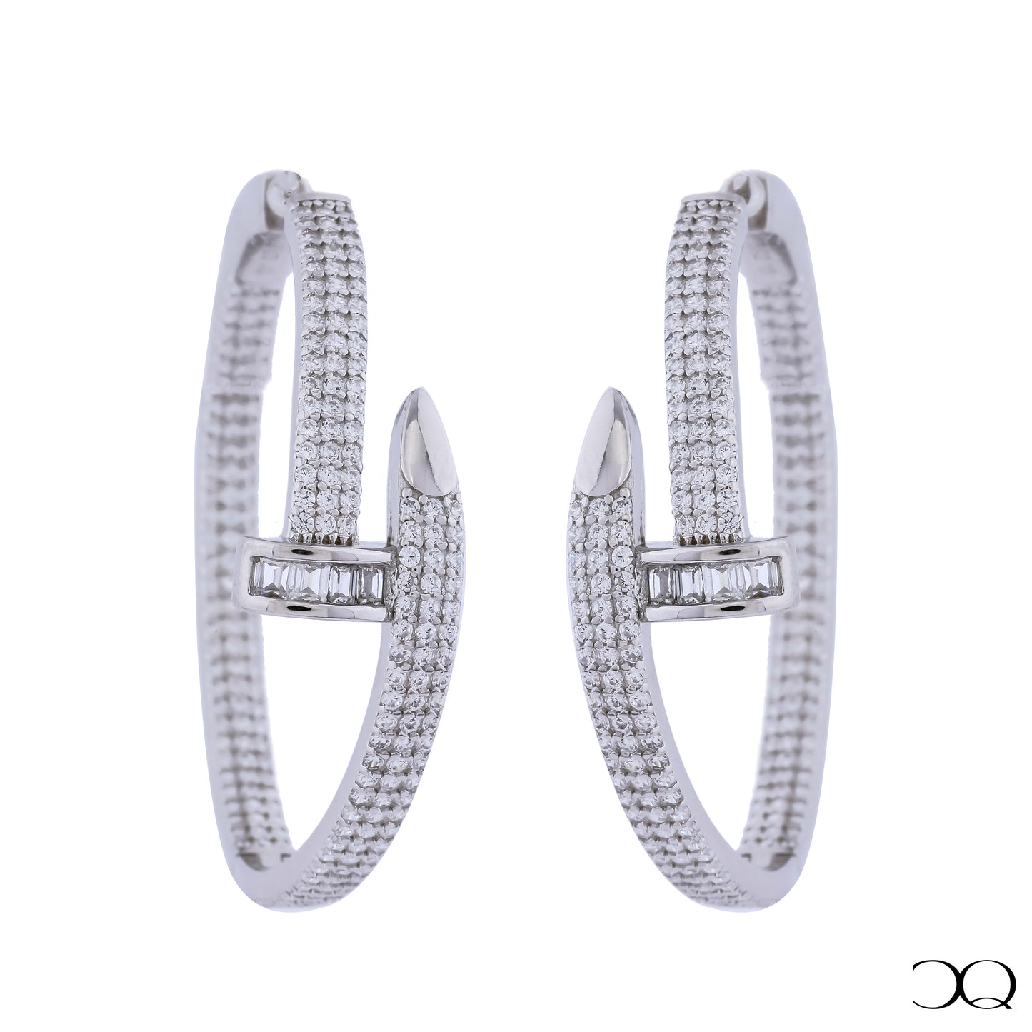 LUXE NOVA PAVÉ HOOPS