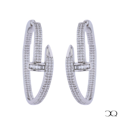 LUXE NOVA PAVÉ HOOPS