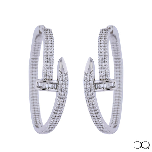 LUXE NOVA PAVÉ HOOPS
