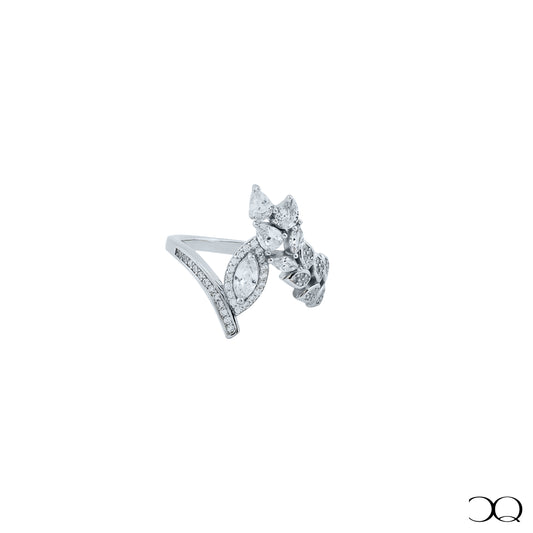 ELYSIAN LEAF STATEMENT RING