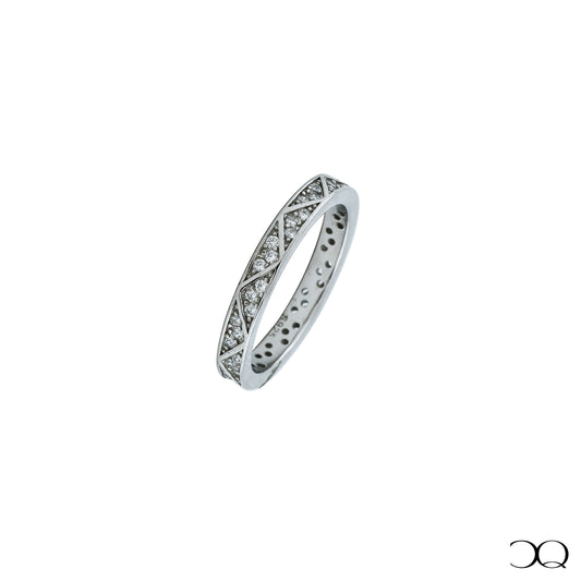CLASSIC CRISSCROSS BAND RING