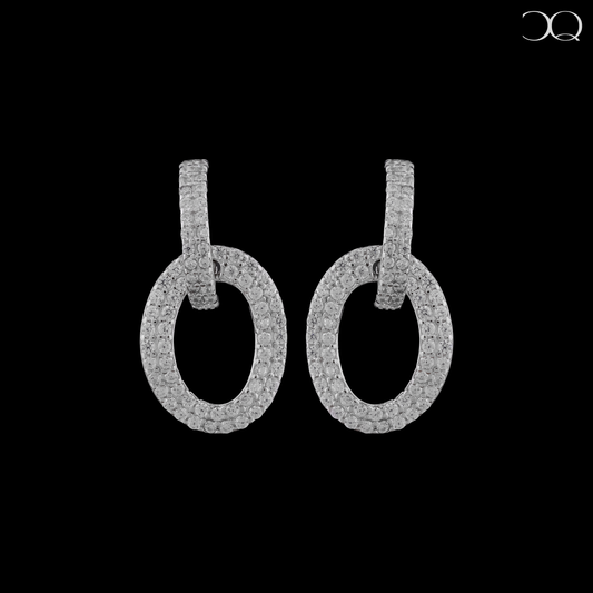 CELINA LINKED HOOP EARRINGS